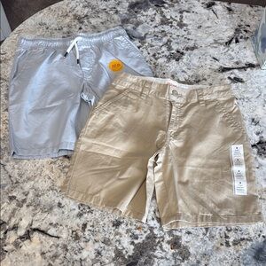 Boy’s Tan and Gray Shorts